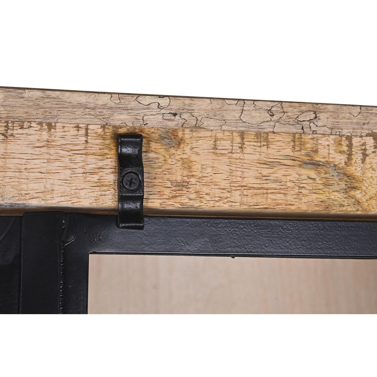 Regal DKD Home Decor Schwarz natürlich Metall Mango-Holz 170 x 45 x 200 cm (1)