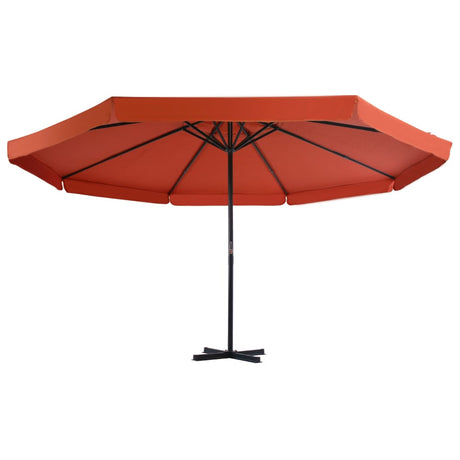 Sonnenschirm mit Schirmständer Terrakotta-Rot