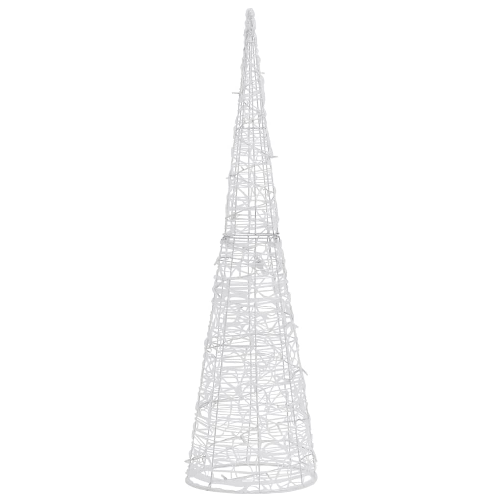 LED-Kegel Acryl Weihnachtsdeko Pyramide Warmweiß 120 cm - Place-X Shop