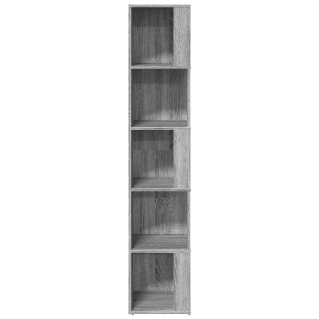 Eckregal Grau Sonoma 33x33x164,5 cm Holzwerkstoff - Place-X Shop