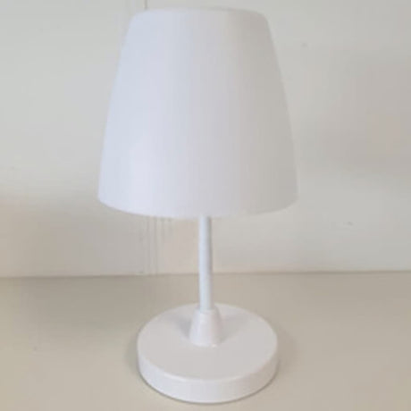H&S Collection LED-Tischlampe Wiederaufladbar Weiß 13x30 cm - Place-X Shop