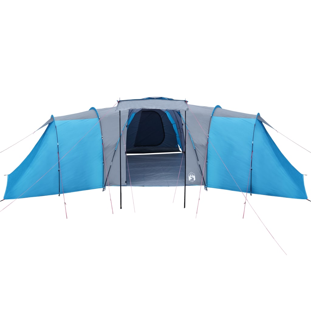Campingzelt 12 Personen Blau 840x720x200 cm 185T Taft - Place-X Shop