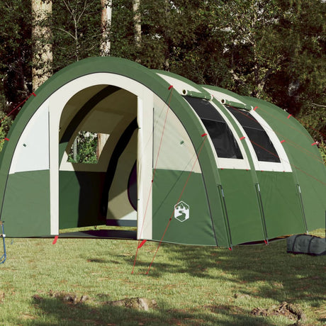 Campingzelt 4 Personen Grün 483x340x193 cm 185T Taft - Place-X Shop