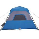 Campingzelt 6 Personen Blau 344x282x192 cm - Place-X Shop