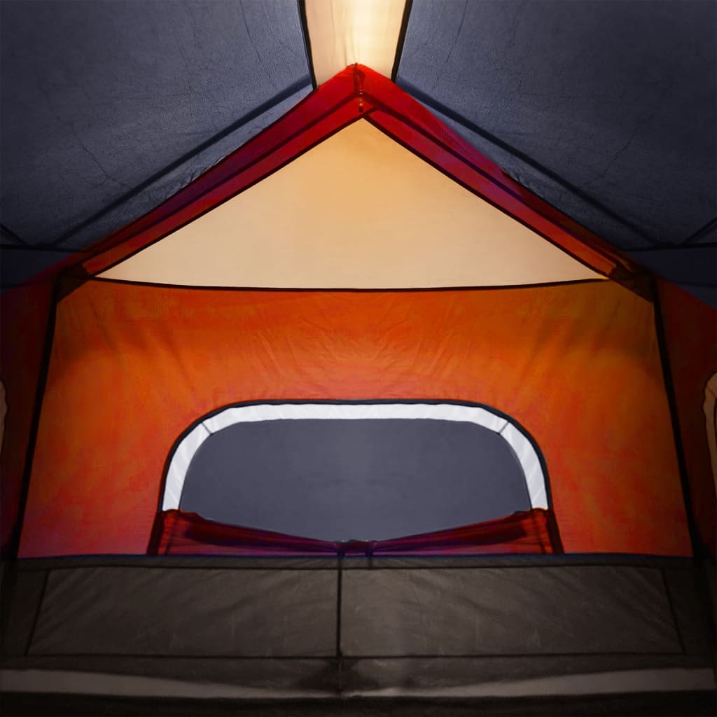 Campingzelt mit LED Grau und Orange 344x282x212 cm - Place-X Shop