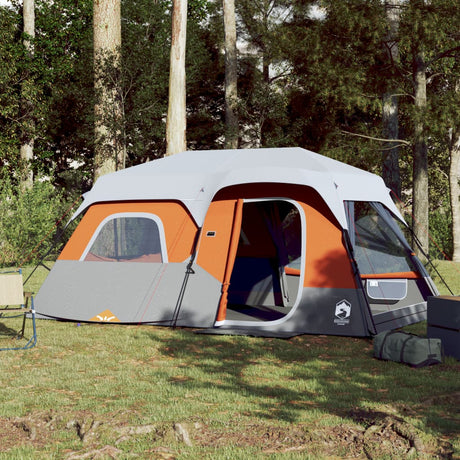 Campingzelt mit LED Grau und Orange 441x288x217 cm - Place-X Shop
