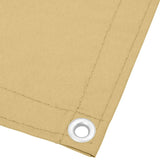 Balkonsichtschutz Sandfarben 75x1000 cm 100 % Polyester-Oxford - Place-X Shop
