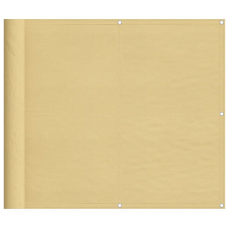 Balkonsichtschutz Sandfarben 90x300 cm 100 % Polyester-Oxford - Place-X Shop