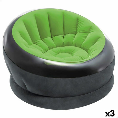 Aufblasbarer Sessel Intex Empire 112 x 109 x 60 cm grün (3 Stück) - Place-X Shop