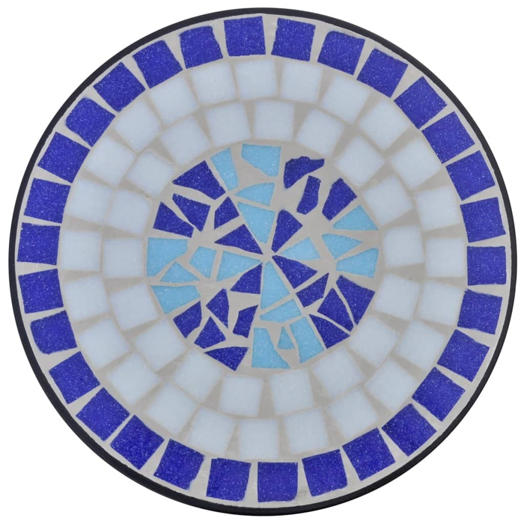 Beistelltisch Mosaik Blau und Weiß - Place-X Shop