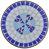 Beistelltisch Mosaik Blau und Weiß - Place-X Shop