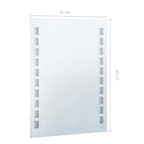 Badezimmer-Wandspiegel mit LED 60 x 80 cm - Xcelerate Your Shopping - Place-X Shop