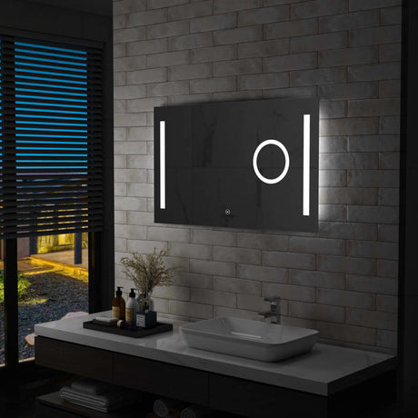 Badezimmer-Wandspiegel mit LED und Touch-Sensor 100 x 60 cm - Xcelerate Your Shopping - Place-X Shop