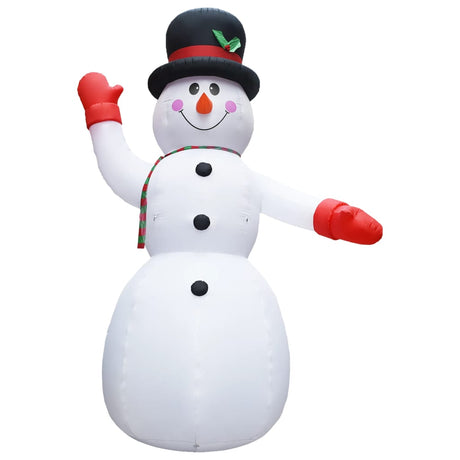 Aufblasbarer Schneemann mit LED zu Weihnachten IP44 600 cm XXL - Place-X Shop