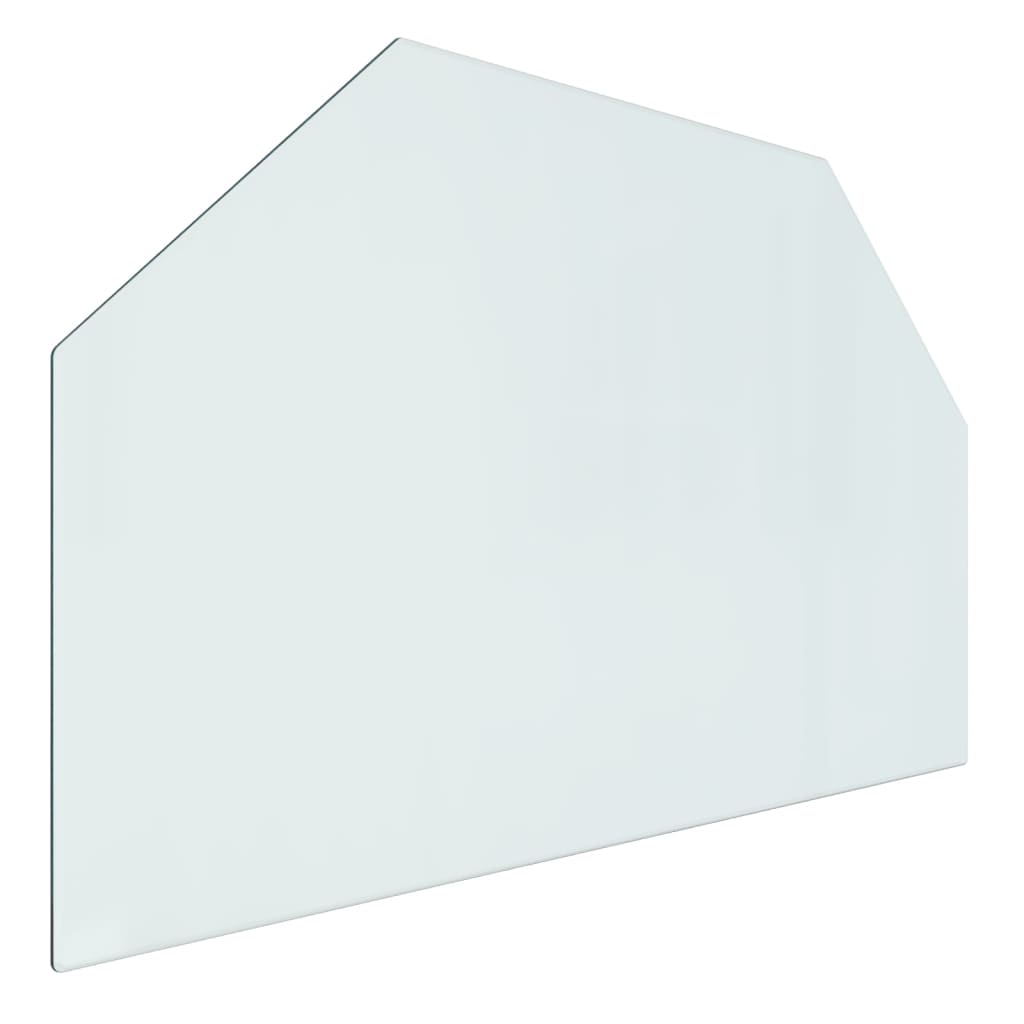 Kaminofen Glasplatte Sechseck 80x50 cm - Place-X Shop