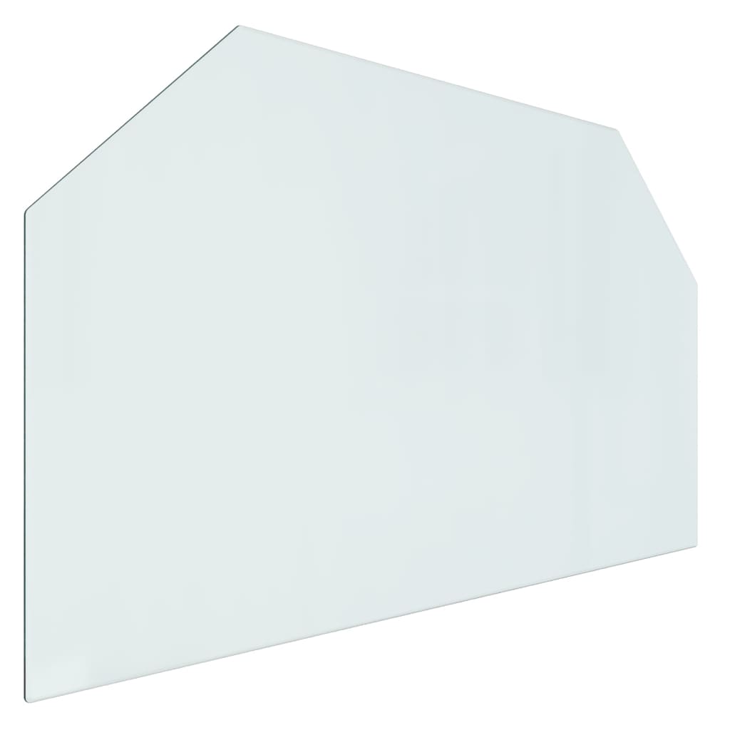 Kaminofen Glasplatte Sechseck 100x60 cm - Place-X Shop