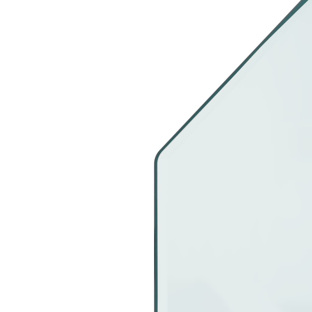 Kaminofen Glasplatte Sechseck 120x50 cm - Place-X Shop