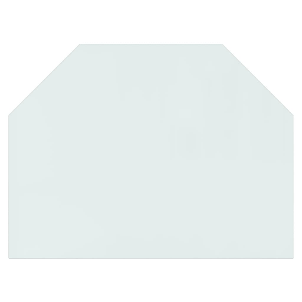 Kaminofen Glasplatte Sechseck 80x60 cm - Place-X Shop