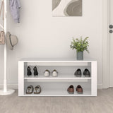 Schuhregal Hochglanz-Weiß 100x35x45 cm Holzwerkstoff - Xcelerate Your Shopping - Place-X Shop