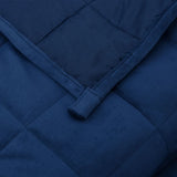 Gewichtsdecke Blau 200x225 cm 9 kg Stoff - Place-X Shop