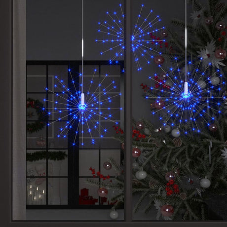 Feuerwerkslichter 10 Stk. Weihnachtsdeko Blau 20 cm 1400 LEDs - Place-X Shop