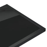 Computer-Beistelltisch Schwarz 50x35x65 cm Hartglas