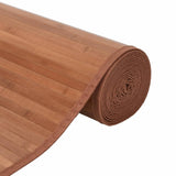 Teppich Rechteckig Braun 60x500 cm Bambus
