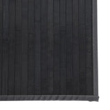 Teppich Rechteckig Grau 70x200 cm Bambus