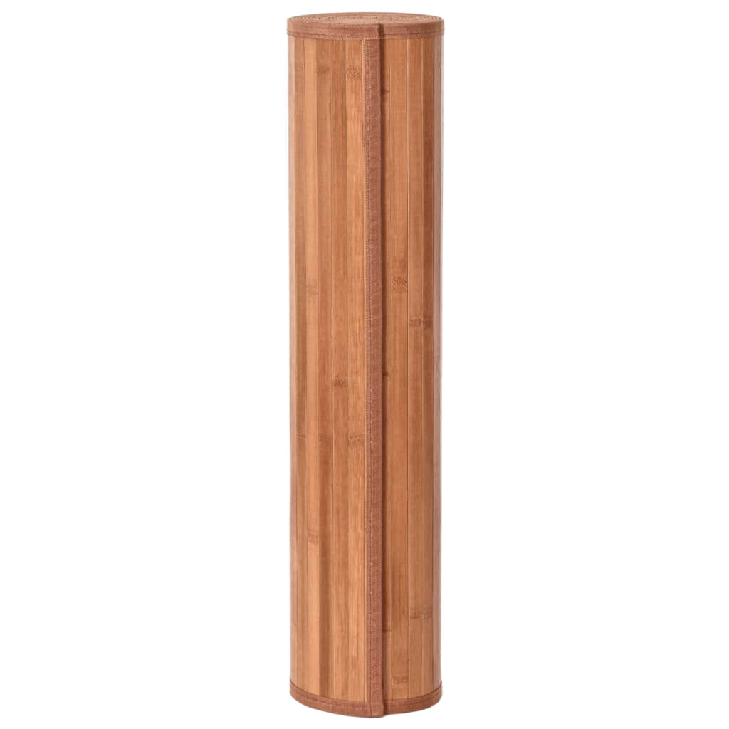 Teppich Rechteckig Braun 70x400 cm Bambus