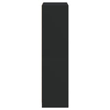 Highboard mit Türen Schwarz 68x37x142 cm Holzwerkstoff
