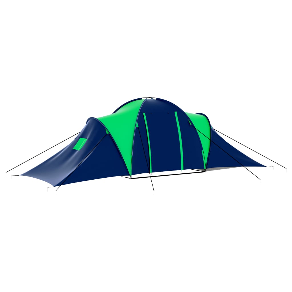 Campingzelt 9 Personen Stoff Blau/Grün - Xcelerate Your Shopping - Place-X Shop
