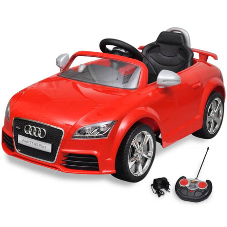 Aufsitzauto für Kinder Audi TT RS mit Fernsteuerung Rot - Place-X Shop
