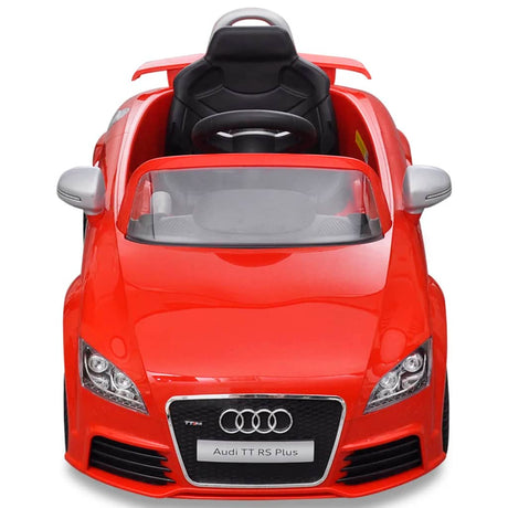 Aufsitzauto für Kinder Audi TT RS mit Fernsteuerung Rot - Place-X Shop