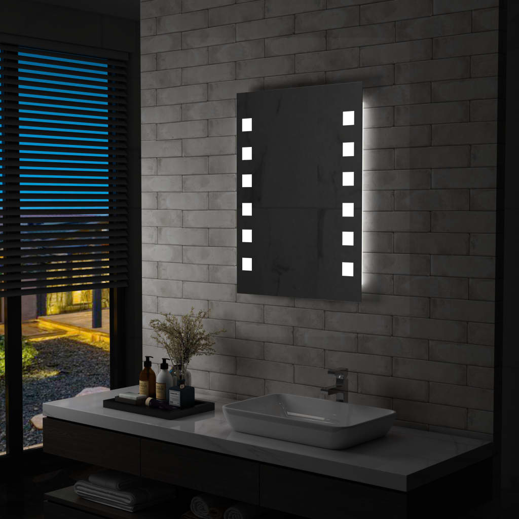 Badezimmer-Wandspiegel mit LED 60 x 80 cm - Xcelerate Your Shopping - Place-X Shop