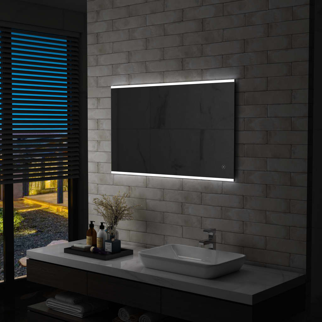 Badezimmer-Wandspiegel mit LED und Touch-Sensor 100 x 60 cm - Xcelerate Your Shopping - Place-X Shop