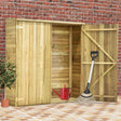 Garten-Geräteschuppen 163x50x171 cm Kiefernholz Imprägniert - Place-X Shop