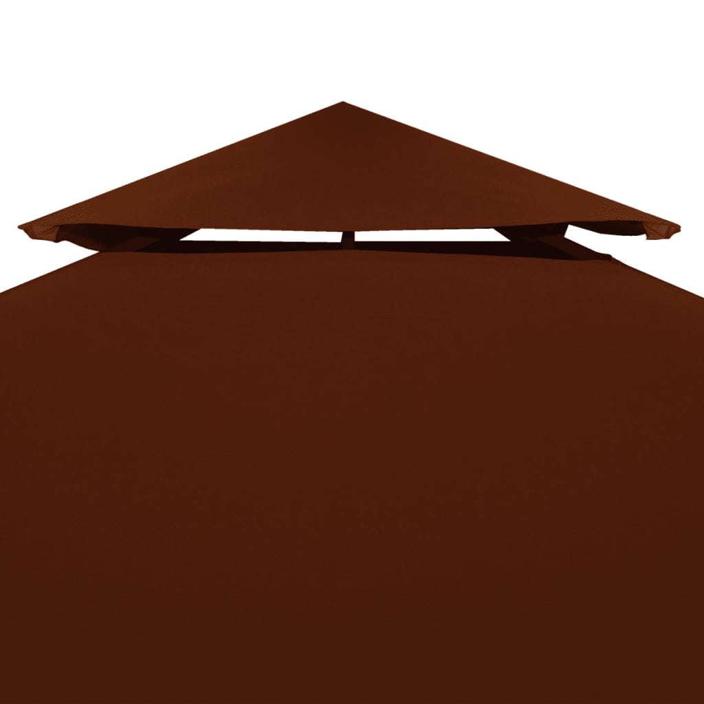 Pavillon-Dachplane mit Kaminabzug 310 g/m² 3x3 m Terrakotta - Xcelerate Your Shopping - Place-X Shop