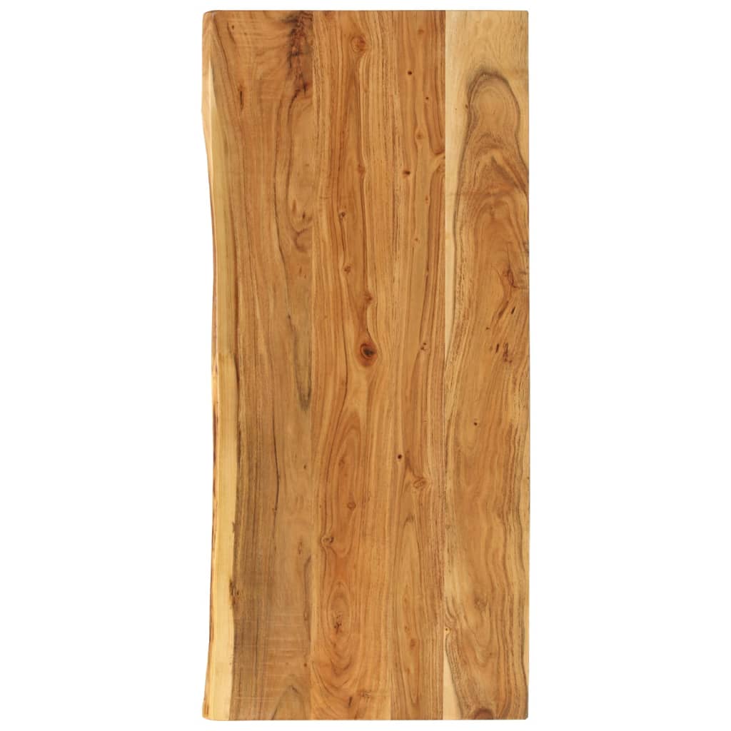 Badezimmer-Waschtischplatte Massivholz Akazie 140x52x3,8 cm