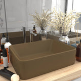 Luxus-Waschbecken Matt Creme 41x30x12 cm Keramik - Xcelerate Your Shopping - Place-X Shop
