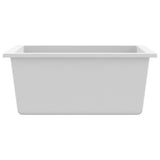 Küchenspüle mit Überlauf Weiß Granit - Xcelerate Your Shopping - Place-X Shop