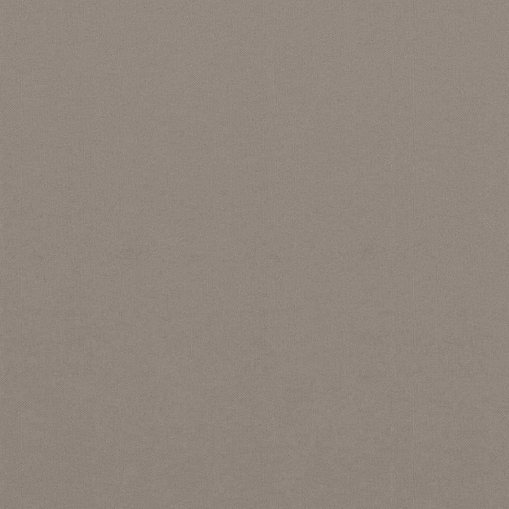 Balkon-Sichtschutz Taupe 120x600 cm Oxford-Gewebe