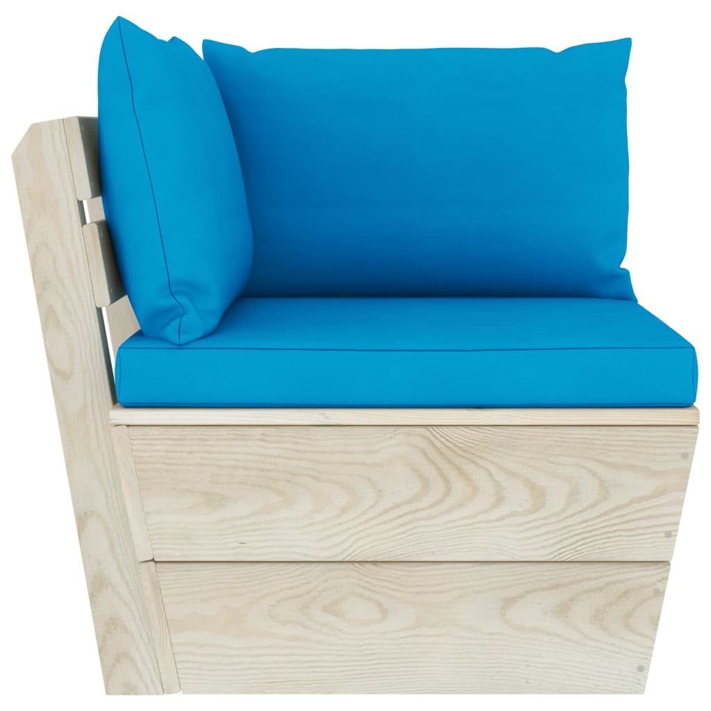 Garten-Palettensofa 2-Sitzer mit Kissen Fichtenholz - Xcelerate Your Shopping - Place-X Shop