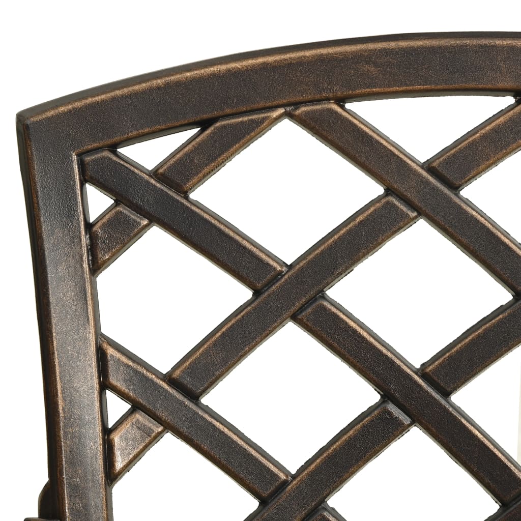 3-tlg. Bistro-Set Aluminiumguss Bronzen - Xcelerate Your Shopping - Place-X Shop