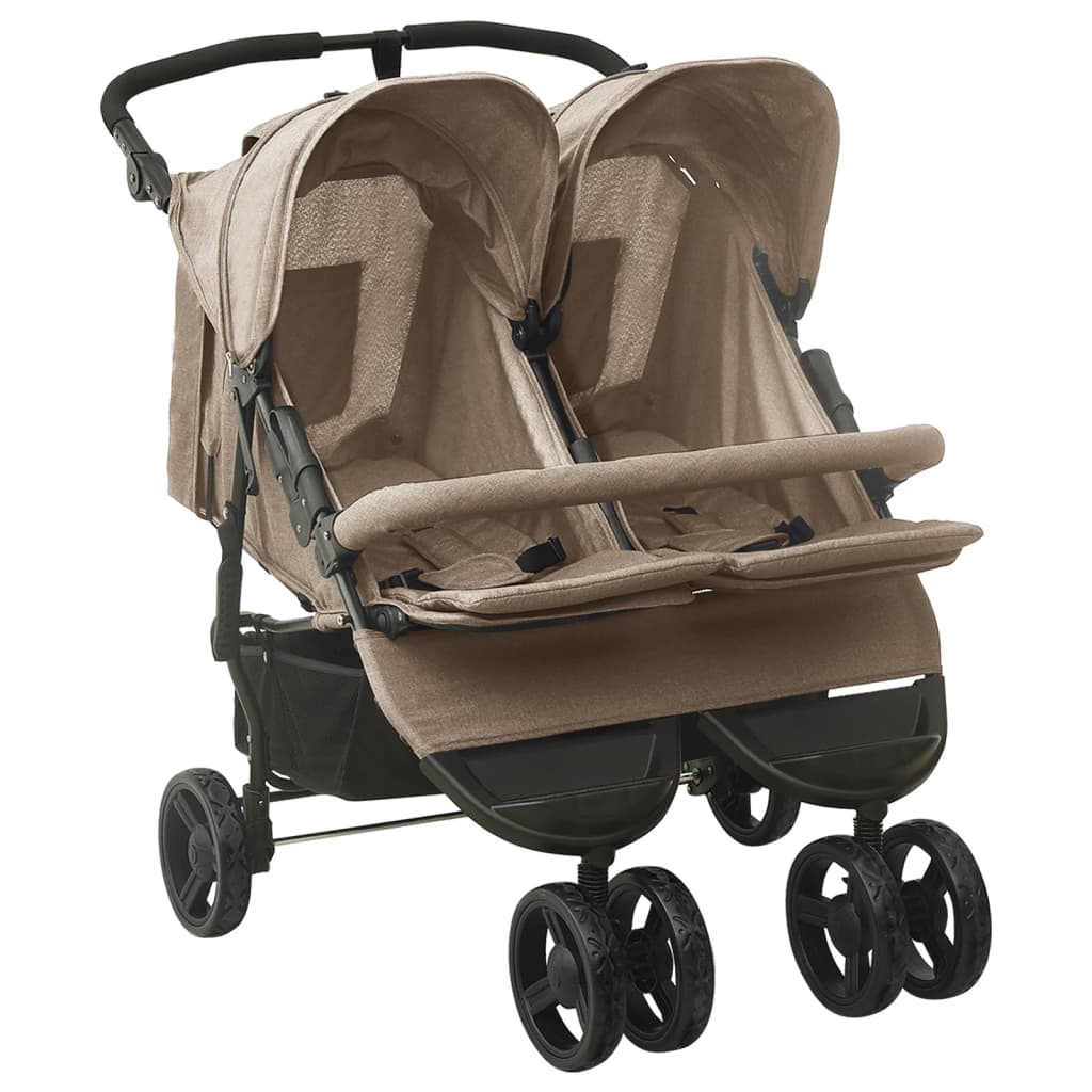Geschwisterwagen Taupe Stahl - Xcelerate Your Shopping - Place-X Shop