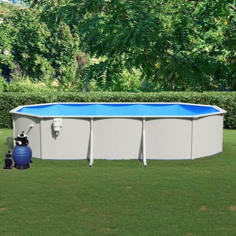 Pool mit Sandfilterpumpe 610x360x120 cm - Place-X Shop