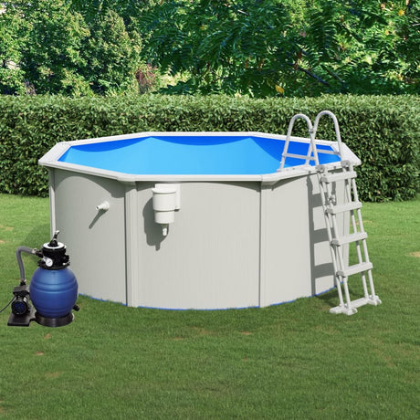 Pool mit Sandfilterpumpe und Leiter 300x120 cm - Place-X Shop