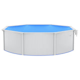 Pool mit Sandfilterpumpe und Leiter 460x120 cm - Place-X Shop