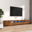 3-tlg. TV-Schrank-Set LED-Leuchten Räuchereiche Holzwerkstoff - Xcelerate Your Shopping - Place-X Shop