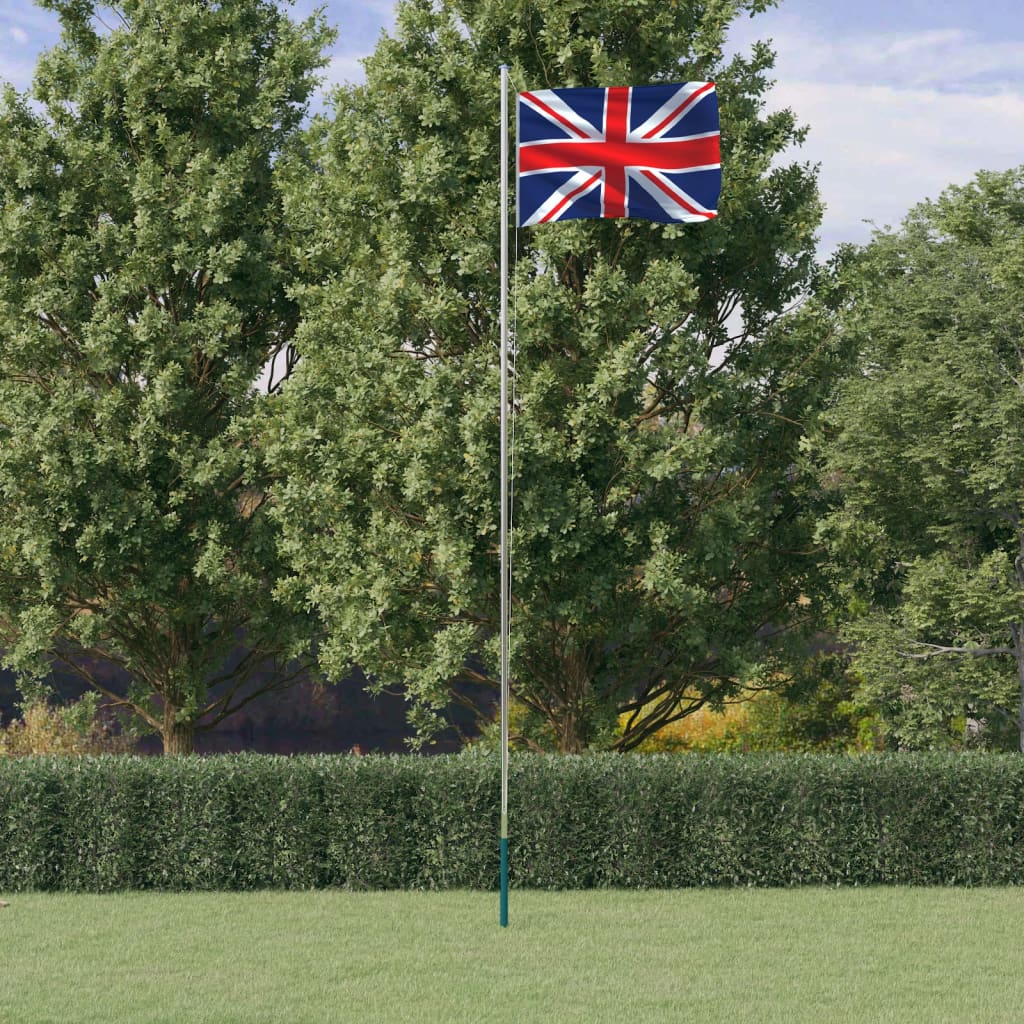 Flagge Großbritanniens mit Mast 6,23 m Aluminium - Xcelerate Your Shopping - Place-X Shop