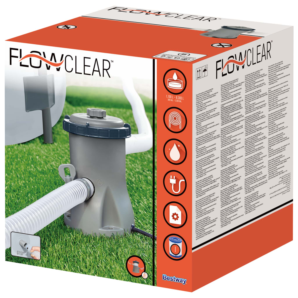 Bestway Pool-Filterpumpe Flowclear 330 gal - Place-X Shop